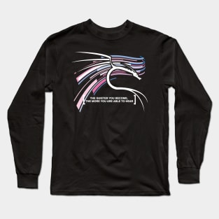 Kali Linux retro Colorful Long Sleeve T-Shirt